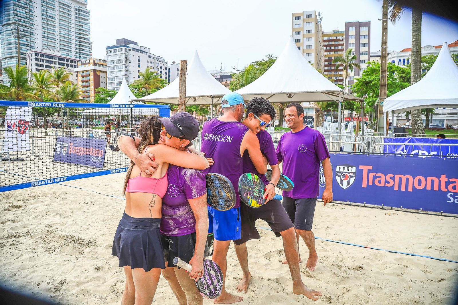 Jogadores de Beach Tennis